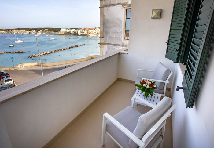 trilocale ad Otranto con balcone sul mare